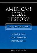 Cover of American Legal History