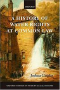 Cover of A History of Water Rights at Common Law