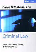 Cover of Cases and Materials on Criminal Law