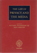 Cover of The Law of Privacy and the Media: Main Volume and Second Cumulative Supplement