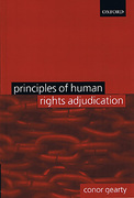 Cover of Principles of Human Rights Adjudication