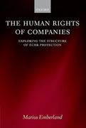 Cover of Human Rights of Companies: Exploring the Structure of ECHR Protection