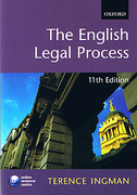 Cover of The English Legal Process