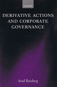 Cover of Derivative Actions and Corporate Governance