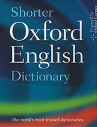 Cover of Shorter Oxford English Dictionary