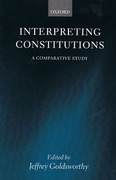 Cover of Interpreting Constitutions: A Comparative Study