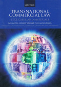 Cover of Transnational Commercial Law: Text, Cases and Materials