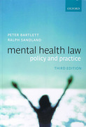 Cover of Mental Health Law: Policy and Practice