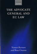 Cover of The Advocate General and EC Law