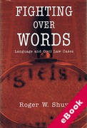 Cover of Fighting over Words: Language and Civil Law Cases (eBook)