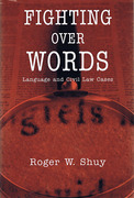 Cover of Fighting over Words: Language and Civil Law Cases
