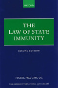 Cover of The Law of State Immunity