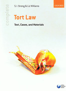 Cover of Complete Tort Law: Text, Cases and Materials