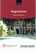 Cover of Bar Manual: Negotiation 2008/2009