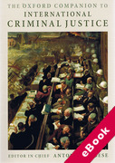 Cover of Oxford Companion to International Criminal Justice (eBook)