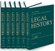 Cover of The Oxford International Encyclopedia of Legal History