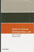 Cover of Guide to Latin in International Law