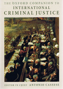 Cover of Oxford Companion to International Criminal Justice