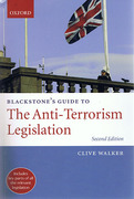 Cover of Blackstone's Guide to the Anti-Terrorism Legislation