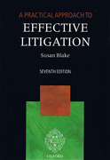 Cover of A Practical Approach to Effective Litigation