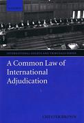 Cover of A Common Law of International Adjudication