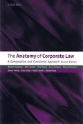 Cover of The Anatomy of Corporate Law: A Comparative and Functional Approach