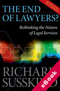Cover of The End of Lawyers? Rethinking the Nature of Legal Services (eBook)