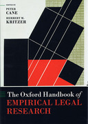 Cover of The Oxford Handbook of Empirical Legal Research