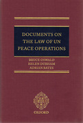 Cover of Documents on the Law of UN Peace Operations