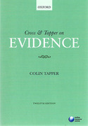 Cover of Cross & Tapper On Evidence