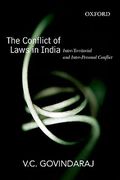 Cover of The Conflict of Laws in India: Inter-Territorial and Inter-Personal Conflict