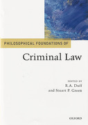 Cover of Philosophical Foundations of Criminal Law