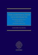 Cover of The Construction of Contracts: Interpretation, Implication and Rectification