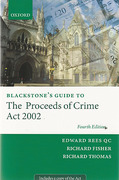 Cover of Blackstone's Guide to the Proceeds of Crime Act 2002