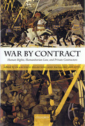 Cover of War by Contract: Human Rights, Humanitarian Law, and Private Contractors