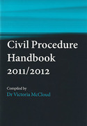 Cover of Civil Procedure Handbook 2011/2012