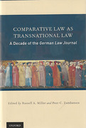 Cover of Comparative Law as Transnational Law: A Decade of the German Law Journal