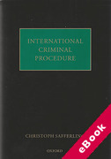Cover of International Criminal Procedure (eBook)