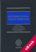 Cover of International Trust Disputes (eBook)