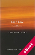 Cover of Land Law (eBook)