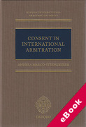 Cover of Consent in International Arbitration (eBook)