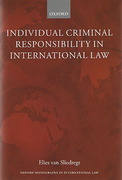 Cover of Individual Criminal Responsibility in International Law