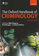 Cover of The Oxford Handbook of Criminology