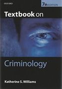 Cover of Textbook of Criminology