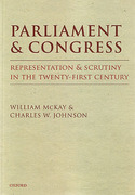 Cover of Parliament and Congress: Representation and Scrutiny in the Twenty-First Century