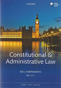 Cover of Core Text: Constitutional and Administrative Law