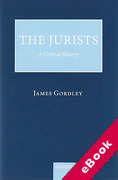 Cover of The Jurists: A Critical History (eBook)