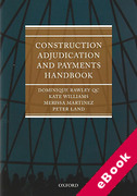 Cover of Construction Adjudication and Payments Handbook (eBook)