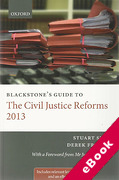 Cover of Blackstone's Guide to The Civil Justice Reforms 2013 (eBook)
