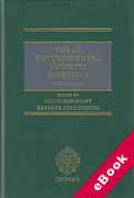 Cover of The EU Environmental Liability Directive: A Commentary (eBook)